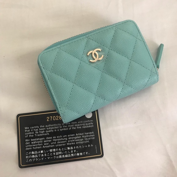 BNIB 19C Tiffany Blue Zippy Coin purse/Card Holder - Picture 7 of 8